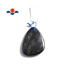 black arfvedsonite pendant teardrop or irregular shape 