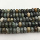 large hole chinese jade smooth rondelle beads
