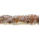 Natural Multi-Color Moonstone Faceted Round Beads 2mm 3mm 4mm 15.5" Strand