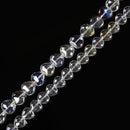 Clear AB Crystal Glass Heart Shape Beads Size 8mm 10mm 15.5'' Strand