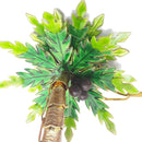 Cloisonne Christmas Tree Ornament Wiggling Palm Tree Decoration 5" inch Tall