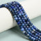 Natural Dumortierite Faceted Rondelle Beads Size 4x6mm 15.5'' Strand