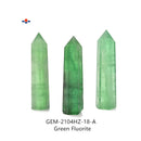 Green / Purple Fluorite Tower Point Size 90mm-110mm