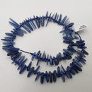 kyanite graduated pebble slice Sticks Points beads