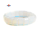 Opalite Double Drill Elastic Bracelet Size Approx 11x15mm Length 7.5"