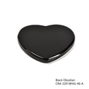 Natural Gemstone Heart Shape Coaster Size 10x85mm Sold by Piece