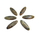 labradorite pendant earrings oval shape