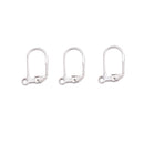 304 Stainless Steel Earring Hook Size 10x18mm 24 Pieces per Bag