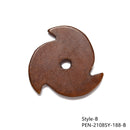 Brown Jade Hand Carved Pendant Eight Styles Sold Per Piece