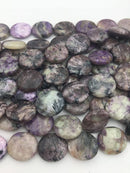 charoite shaped beads