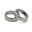 Mix Colors Hematite Band Ring Basic Ring Arc Ring 4Pcs Per Set in Bag