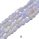 01 Multi Crystal Gemstone Pebble Nugget Beads 6x8mm 15.5'' Strand