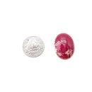 Pink Sea Sediment Jasper Cabochon Oval Shape Size 22x30mm Sold Per Piece