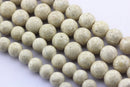 large hole river stone smooth round beads