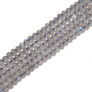 Natural Translucent Labradorite Smooth Round Beads Size 3mm 15.5'' Strand
