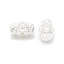 925 Sterling Silver Hollow Barrel Beads Size 10x16mm 12x20mm Sold per Bag