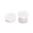 Clear Quartz Mobile Phone Grip Popsocket Hexagon Shape Size 2''