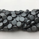 gray hematite matte shape beads