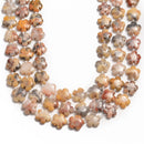 crazy agate flower shape beads