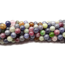 Natural Mixed Color Tanzanite Smooth Round Beads Size 8mm 15.5" Strand