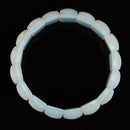 Opalite Double Drill Bracelet Size Approx 12x20mm 7.5" Length