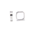 925 Sterling Silver Square Beads Size 3.5x12.5mm 2pcs per Bag