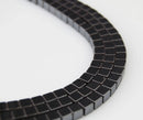 natural hematite smooth cube beads
