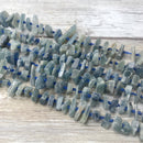 natural kyanite rough irregular nugget chips beads