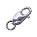 sterling silver square shape clasp