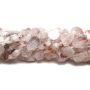 Auralite 23 Rough Nugget Chunks Side Drill Beads 8x15mm 10x20mm 15.5" Strand