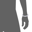 howlite bracelet matte round