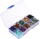 Cool Assorted Gemstone Chips Beads Size 7-8mm Box Set for Jewelry Making