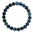 chrysocolla smooth round bracelet