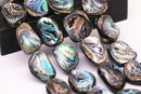 abalone irregular rectangle shape beads