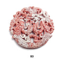 pink white jade hand carved chinese pendant