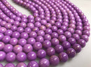 natural phosphosiderite smooth round beads