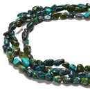 Natural Genuine Turquoise Nugget Beads Size 8-12mm 10-15mm 15.5'' Strand