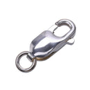 sterling silver square shape clasp