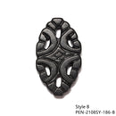 Yellow & Dark Green & Black Jade Hand Carved Pendant Six Styles Sold Per Piece