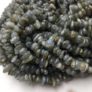 labradorite center drill pebble nugget chips beads