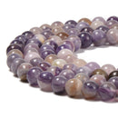 Natural Su Fluorite Smooth Round Beads Size 6mm 8mm 15.5'' Strand