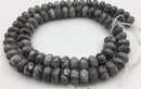 map jasper smooth rondelle beads