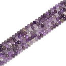 Natural Amethyst Faceted Pumpkin Beads Size 5x6mm 15.5'' Strand