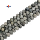 Natural Eagle's Eye Matte Soccer Faceted Round Beads Size 10mm 15.5'' Strand