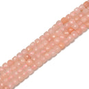 Natural Pink Aventurine Faceted Cube Beads Size 4-5mm 15.5'' Strand