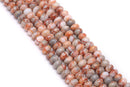 red web jasper smooth rondelle beads