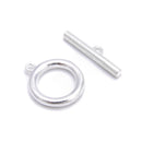 925 Sterling Silver OT Clasp Size 14.5x20mm 2 Sets Per Bag