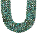 Natural Azurite Fynchenite Smooth Round Beads Size 4mm 15.5'' Strand