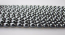 natural gray hematite smooth rice shape beads