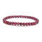 Natural Garnet Round Beaded Bracelet Beads Size 5-6mm 7.5'' Length
